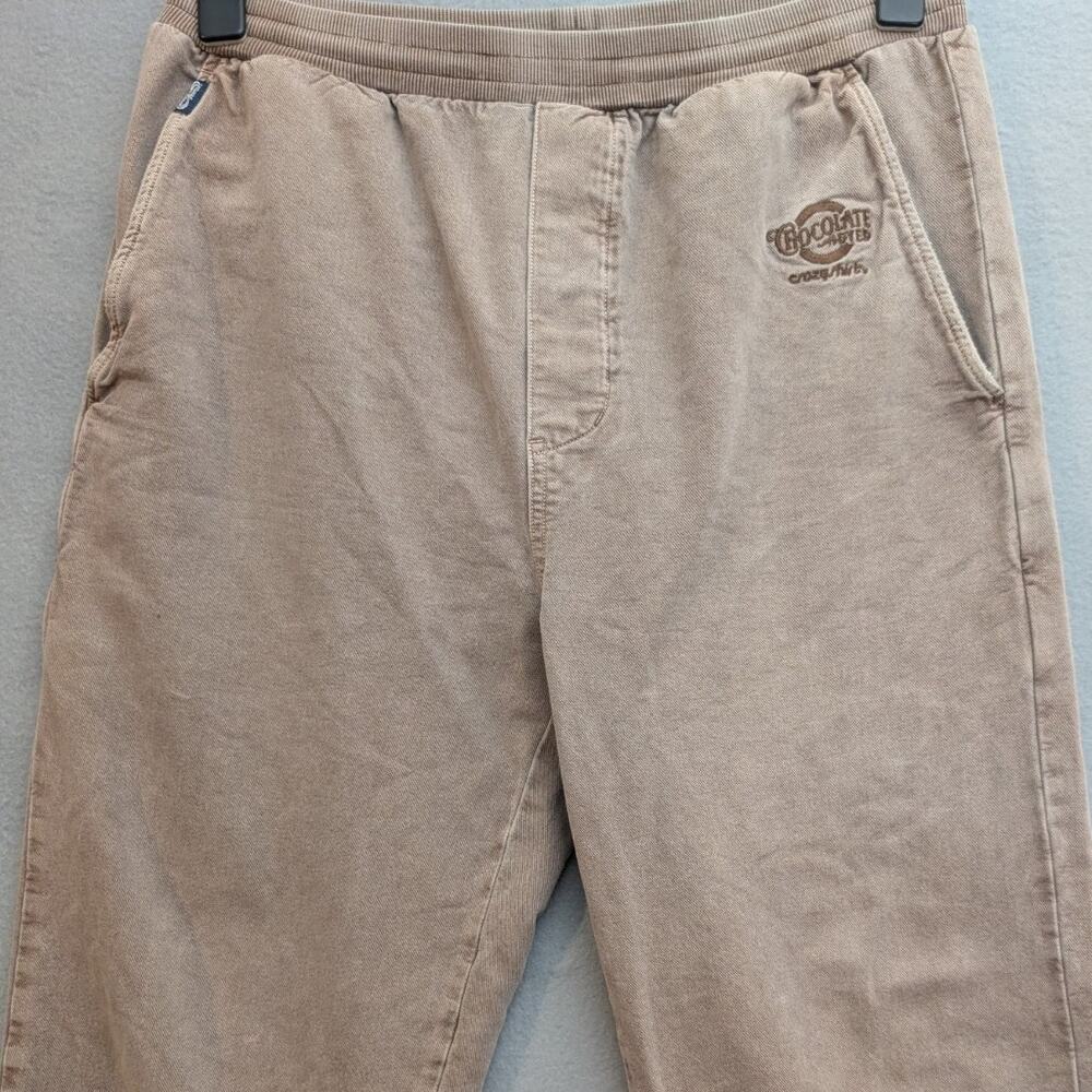 Crazy Shirts Hawaii Original Chocolate Dyed Joggers Mens L Brown Sweatpants